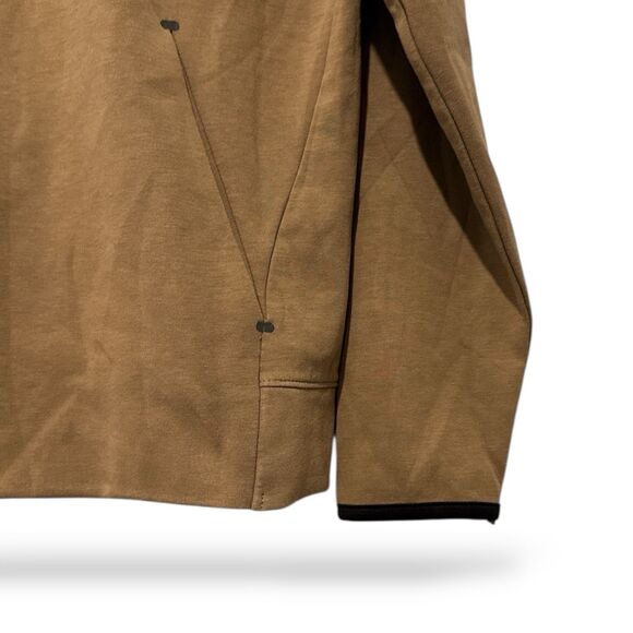 Old Navy Hoodie Active Dynamic Fleece Cool Slash Pockets Unisex Med Brown‎ EUC - Picture 3 of 5